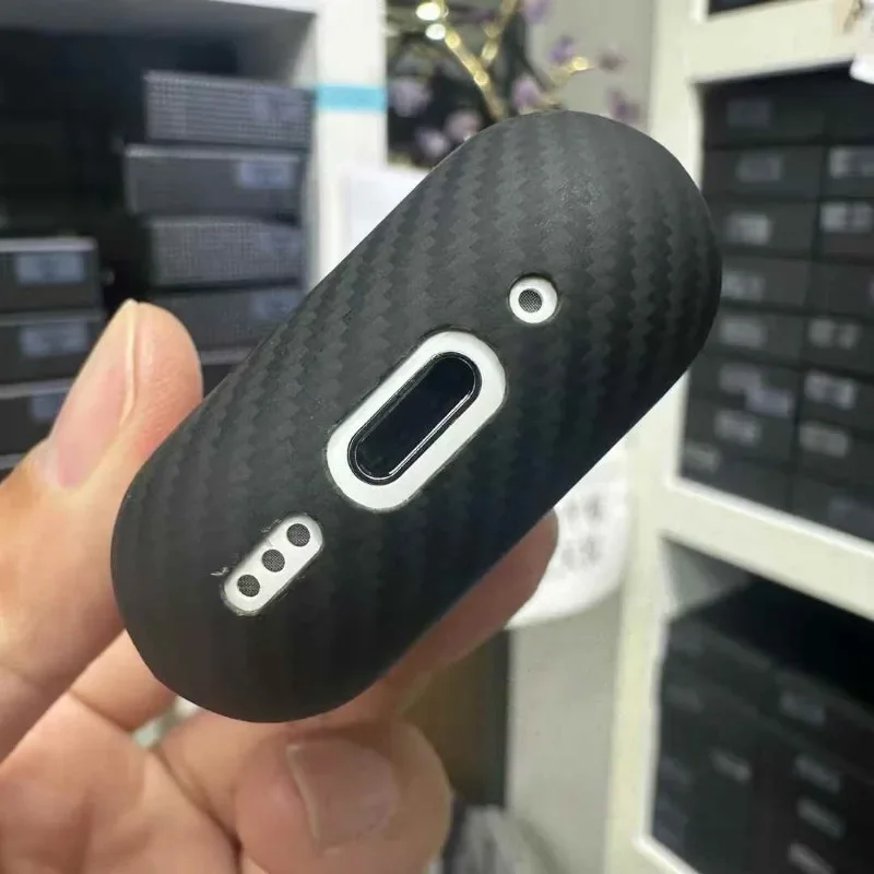 Case For AirPods 4 4th Carbon Fiber Case Earphone Wireless Bluetooth Protective Sleeve For AirPods 4 2024 Earphone Cover