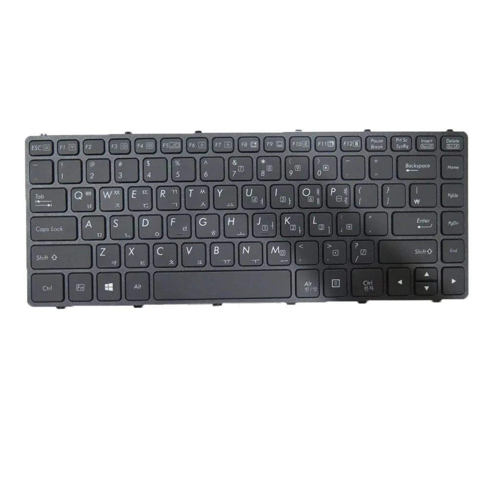 Laptop Backlit Keyboard For GETAC S410 V138418CS1 V00 KR-RO 531087680964 S410 G1 G3 S410G1 S410G3 Korean KR Black Frame New