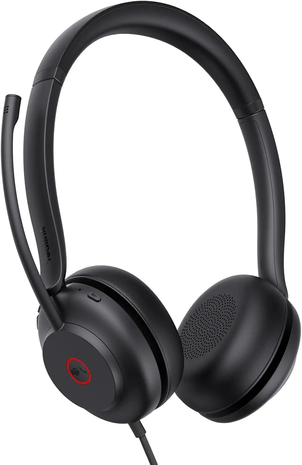 USB Headset for PC with Noise Cancelling Microphone, Teams Certified, Comfort Design for Home Office Meetings