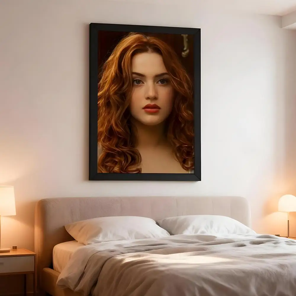 Poised Celebrity K-Kate Winslet Poster Artistic Instant Peel-Off Wall Decor Atmosphere Setter for Bedside & Shared Room