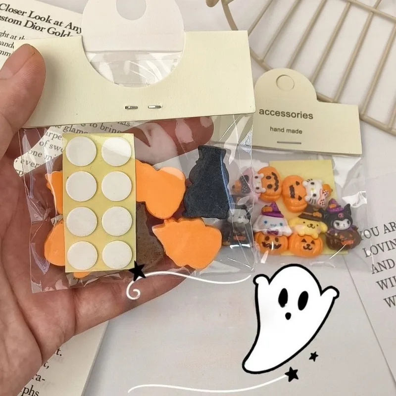 إكسسوارات راتينج الهالوين، مراوح سانريو، زجاجات مياه، ديكورات الهاتف المحمول، ديكورات الأحذية، هدايا للأولاد والبنات