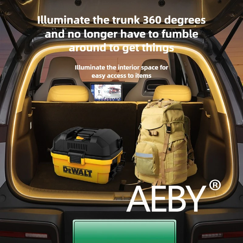 AEBY BYD Atto 3 스마트 드라이빙 에디션 2025 방수 실내 자동차 조명 리모컨 포함, 자동차 실내 장식