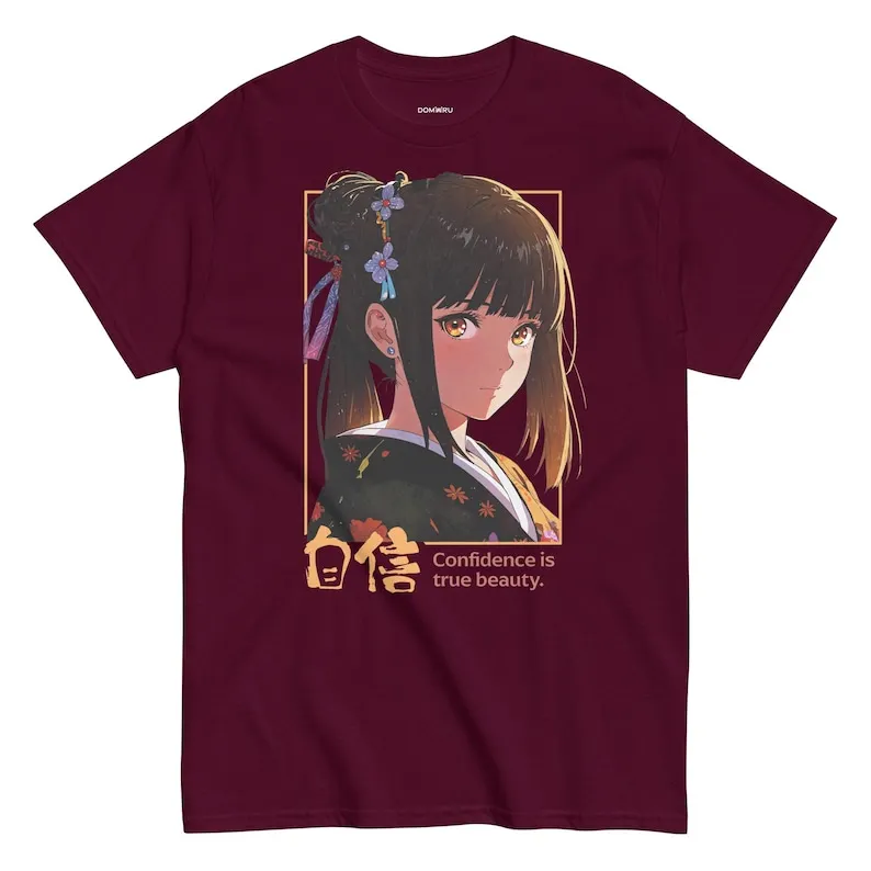 Beautiful Anime Girl, Anime Shirt, Samurai Tshirt, Motivational T-shirt - You Are A Beautiful Soul