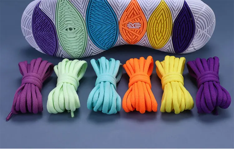 2025 New Flat Semicircular Shoelaces for Women's Sneakers Strap 160/180cm Black Grey Off-White Accessorie for Nike/Arctery