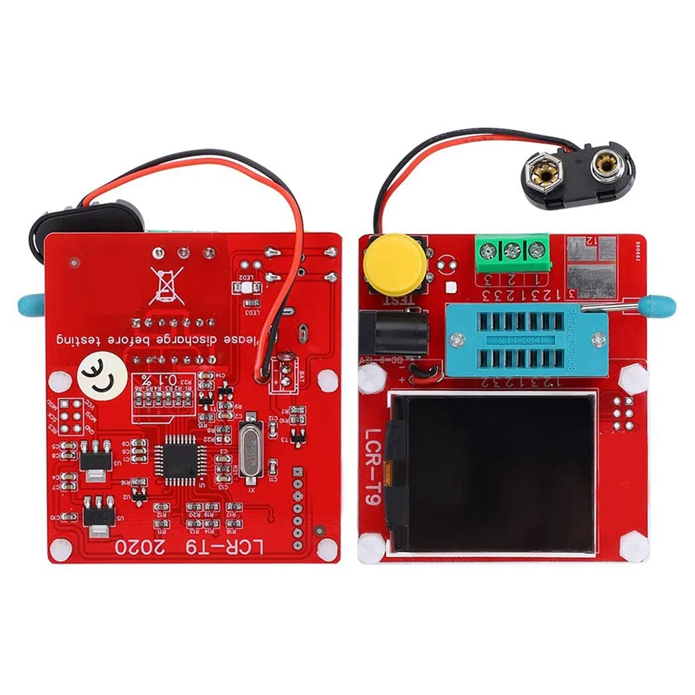 LCR-T9 LCD Digital Transistor Tester Meter Backlight Diode Triode Capacitance ESR Meter for MOSFET/JFET/PNP/NPN L/C/R