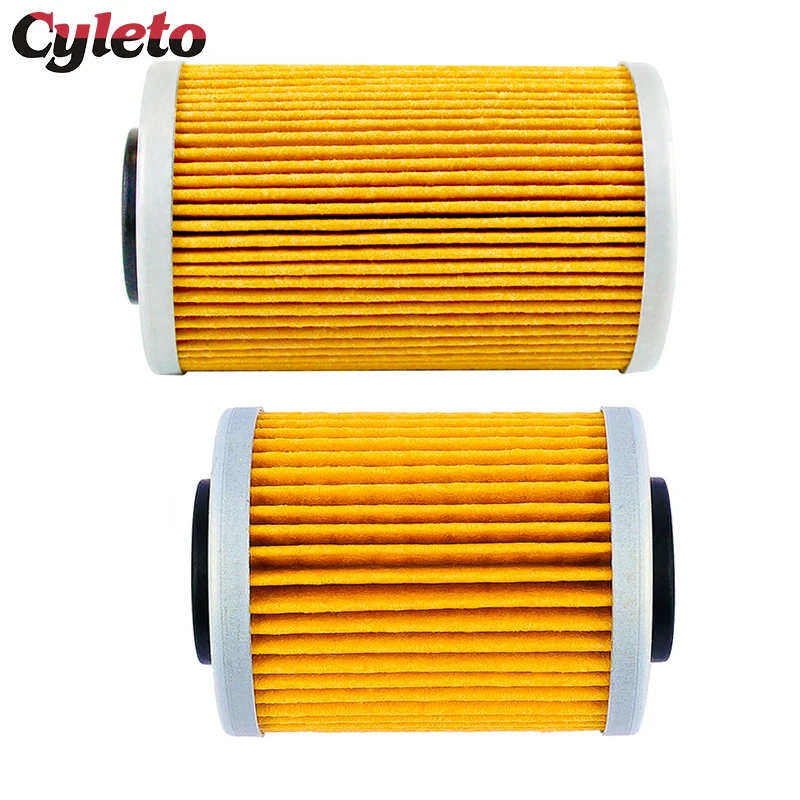 Cyleto Motorcycle Parts 1st 2nd Oil Filter for KTM SMC R 690 Enduro 2012-2024 Duke R 690 2012-2019 690 Rally Factory 2009-2010 view 2