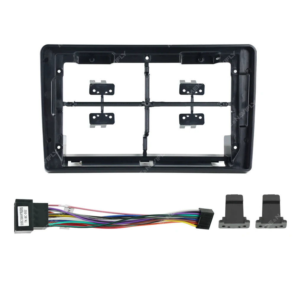 2 DIN Car Radio Fascia Frame for Fiat Ducato 2006 Optional Cable Dash Fitting Panel Kit for 9inch Host Radio