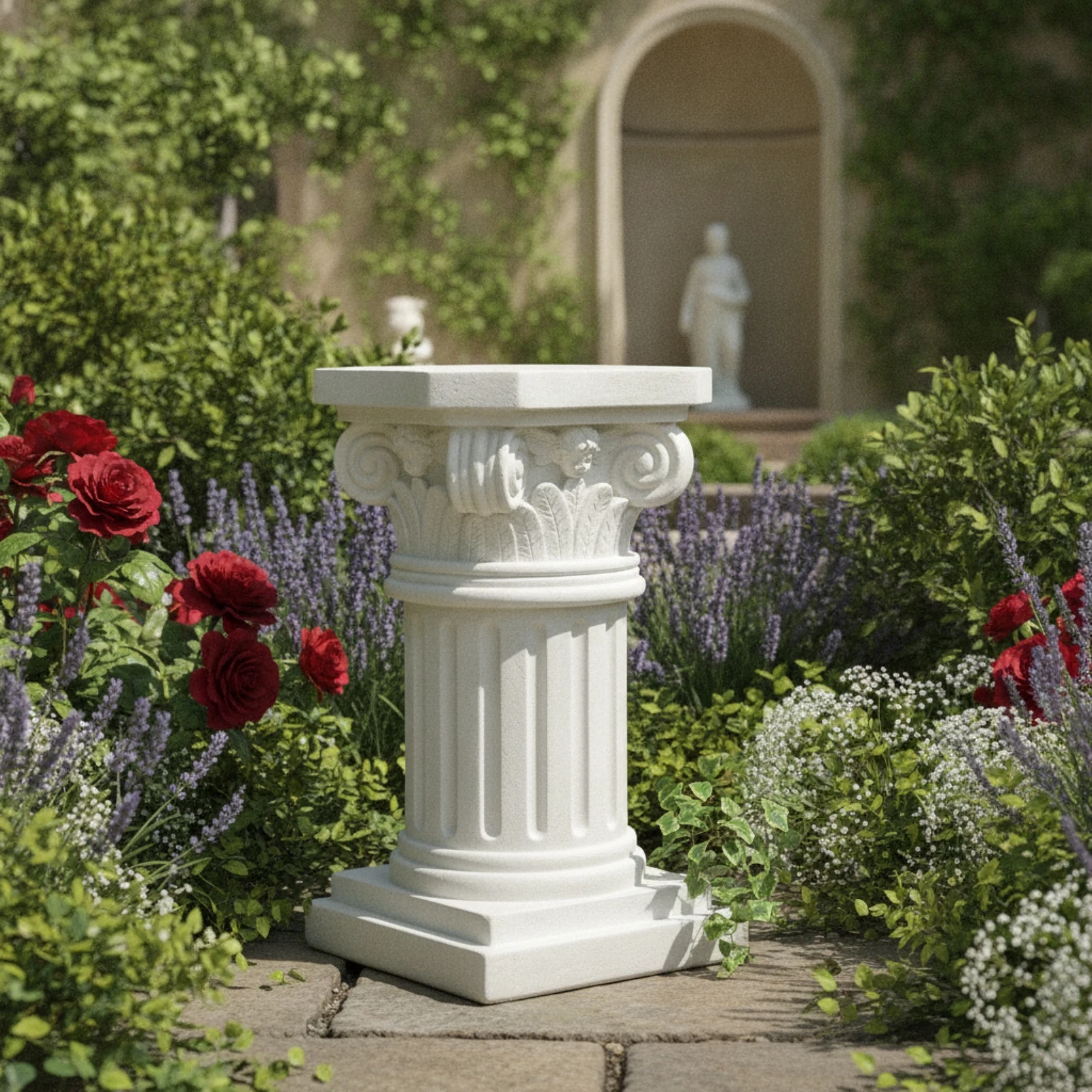 Roman Column Pedestal Classical Column Pedestal Decorative Display Stand Freestanding Pillar Outdoor for Wedding Planners