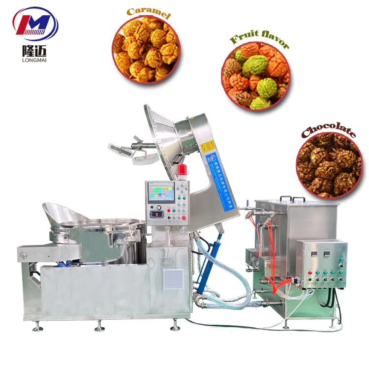 Automatic Industrial Big Electric Commercial Gas Chinese Caramel Gourmet Popcorn Making Maker Machine De for Popcorn Prices List