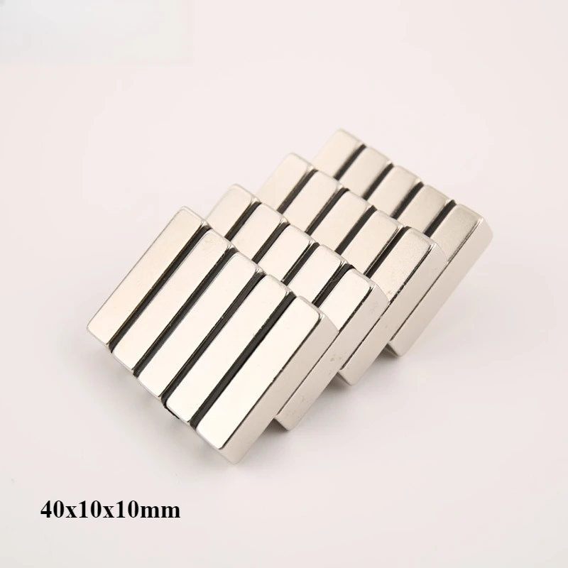 40x10x10 Block Super Strong Magnetic Magnets 40mm*10mm Permanent Neodymium Magnet 40x10x10mm Quadrate Big 40*10*10 mm