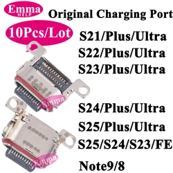 EmmaHelp-Connecteur de port USB d'origine pour Samsung, prise de chargeur, S21, S22, S10, S20 Plus, S23 Ultra, S20FE, Note20, S9, S8, 10 pièces