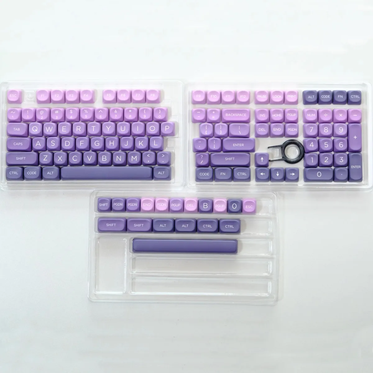 Imagem -06 - Teclado Mecânico Keycap Material Pbt Perfil Moa Sublimação Dye Switches mx 61 64 68 75 86 98 104 Kbcaps129