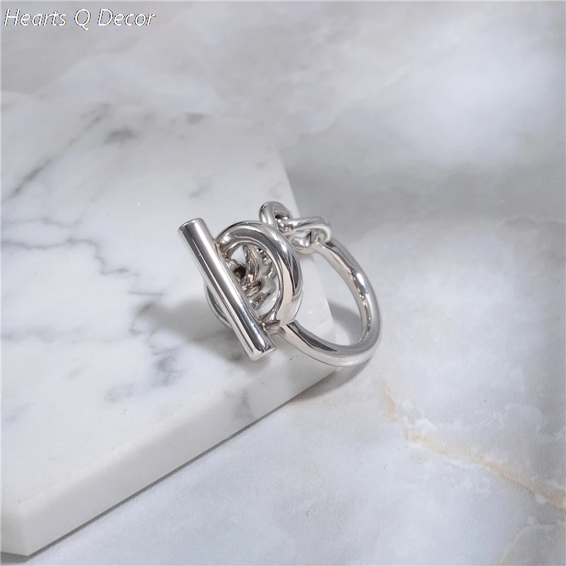 Ottone Geo fibbia anelli incavati stile Punk Designer Club Cocktail Party abito regalo incredibile Trendy Boho coreano giappone