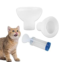 Veterinary Animals Aerosol Chamber Pet Asthma Inhaler Spacer Devices Mask Accessories Parts fot Pet Cats Dogs