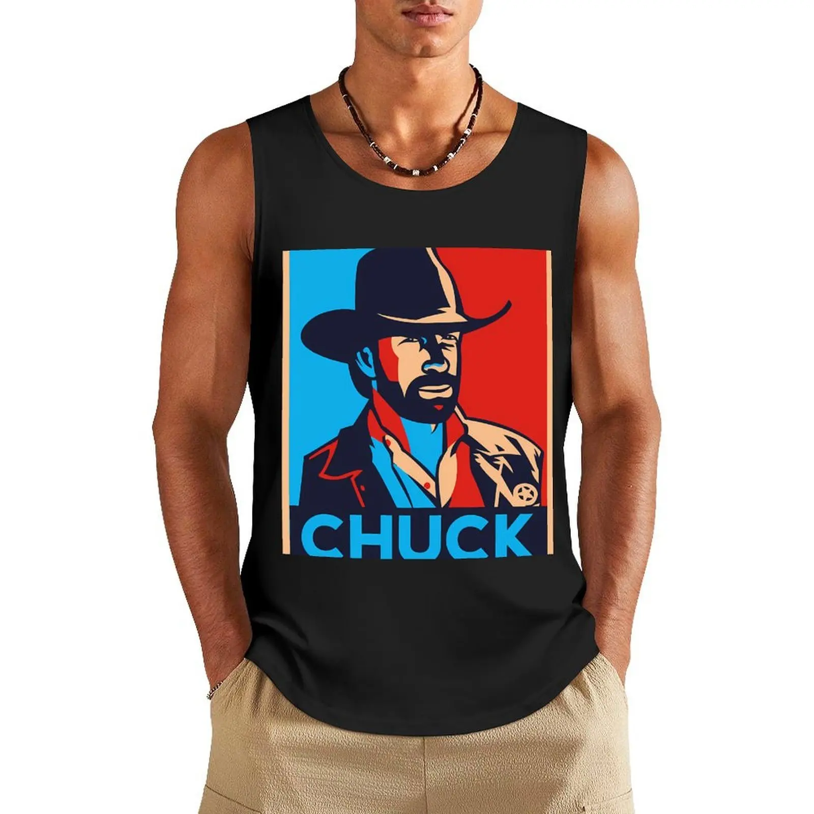 

Chuck Tank Top fashion 2025 man T-shirt men new in tops & t-shirt