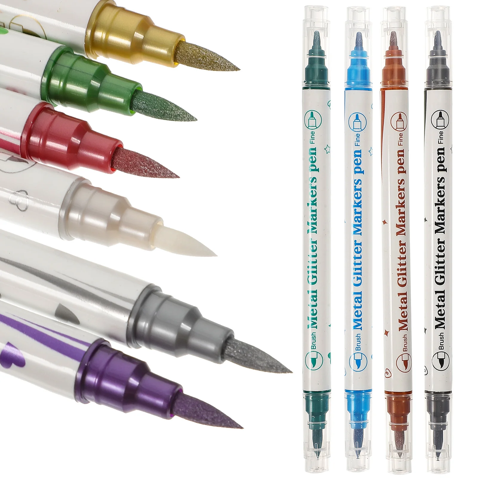 10 قطعة مجموعة أقلام الفن مزدوجة نهاية التنقيط أدوات ل ثلاثية الأبعاد مسمار رسم غرامة خط اللوحة مانيكير ماركر مسمار الكتابة على الجدران القلم صالون