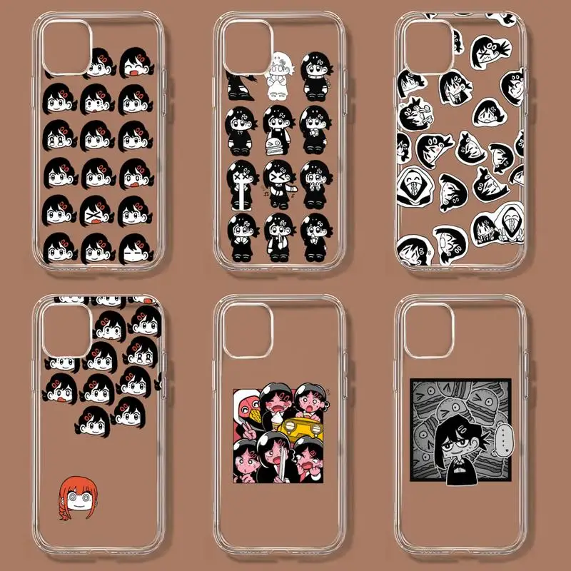 Чехол для телефона Kobeni Higashiyama Chainsaw Man для Samsung GalaxyS20 S21 S30 FE Lite Plus A21 A51S Note20, прозрачный корпус