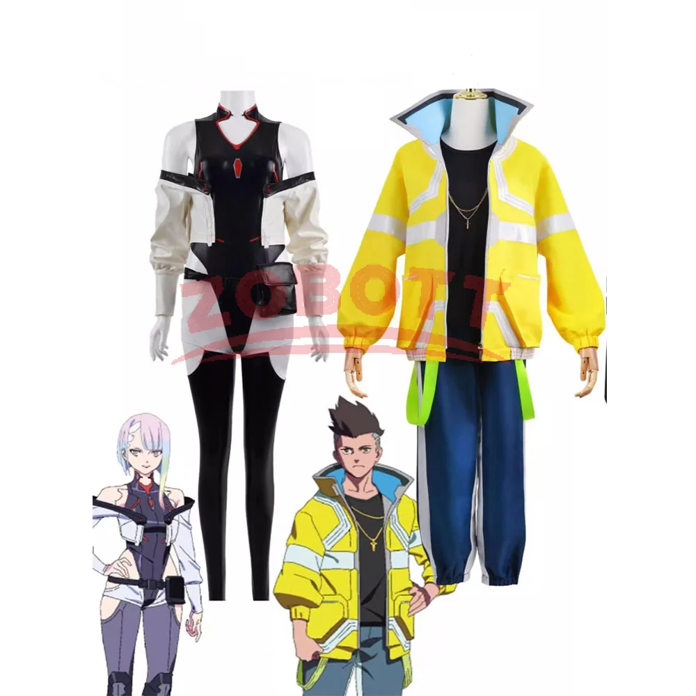 

Game Anime Cyberpunk Edgerunners David Cosplay Costume Anime Jacket Pants T-shirts David Cosplay Suit Halloween Costumes for Men