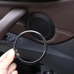 Car Styling ABS Chrome Door Speaker Ring Cover Speaker Trim For BMW 2 Series X1 X2 F46 F47 F48 2015-2019 Interior Accessories