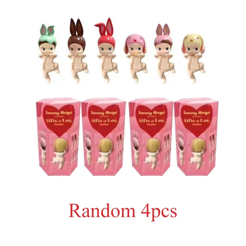 New Sonny Angel Hippers Blind Box Gifts Of Love Serie Anime Figures Toys Cute Kids Cartoon Christmas Gifts Birthday Present