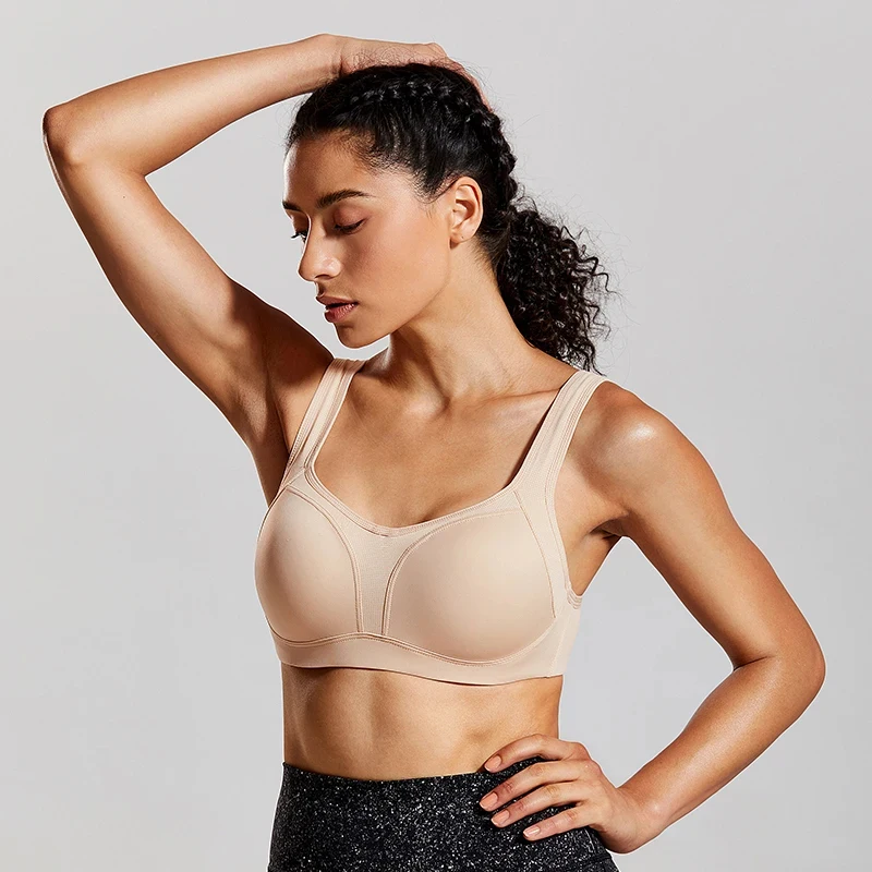 Sports Bra Women Underwire Pad Underwire Running Workout Lady Underwear