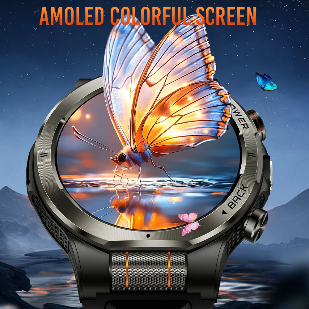 New Original 1100mAh Battery Men Smart Watch Outdoor GPS 10ATM Waterproof Bluetooth Call Sport Smartwatch For Android IOS Phones