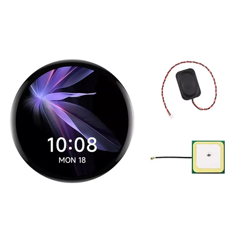 A73E-RP2350 1.75Inch AMOLED Round Touch Display 466X466 Capacitive Touch For AI Smart Watch Speaker
