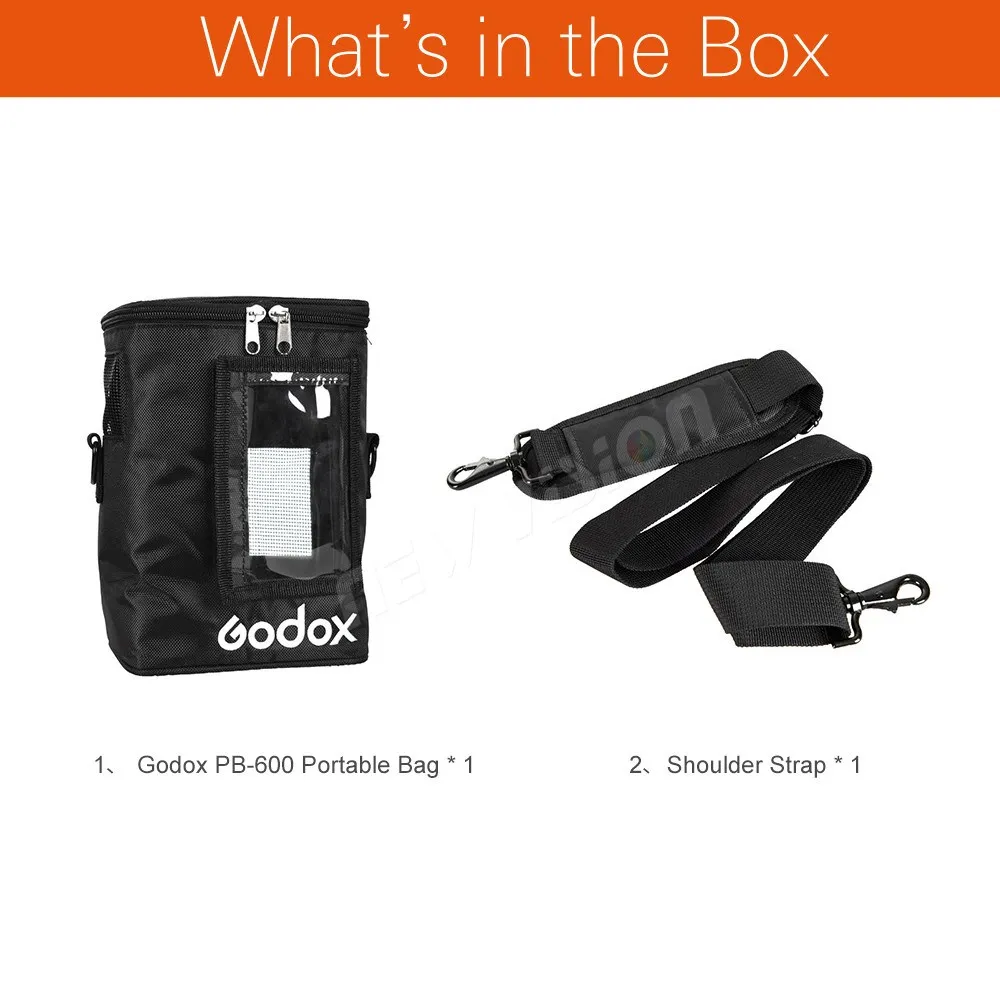 Godox PB-600 Portable Flash Bag Case Pouch Cover for Godox Witstro AD600 AD600B AD600M AD600BM