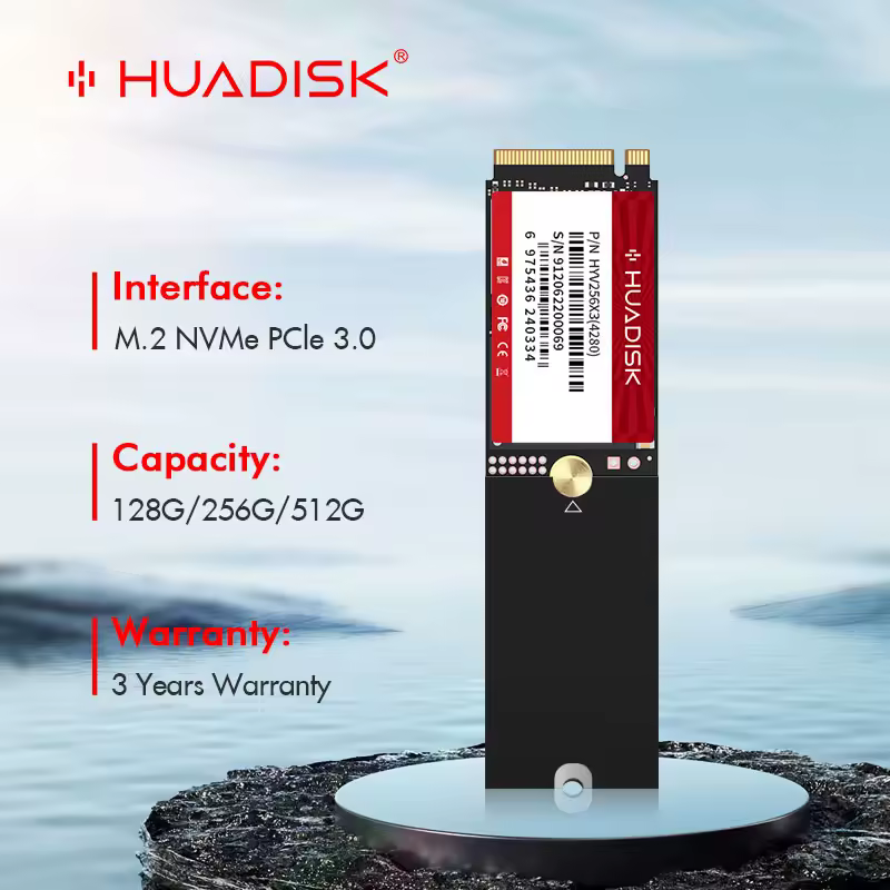 HUADISK M.2 SSD NVME PCIE3.0 128GB 256GB 512GB 1TB 2242 2280 Solid State Disk Internal Hard Drives For Computer Laptop PC
