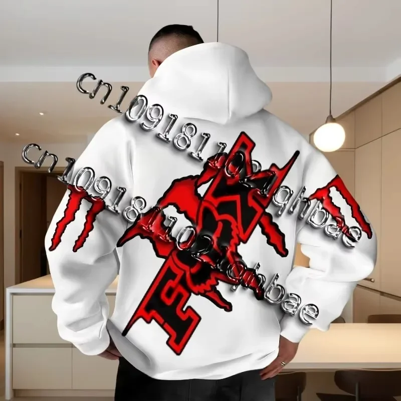 

Hot Sale Sweatshirt Men Basketball Pullover The Latest Popular Print Pattern Chicago Personality Fashion Casual Hoodie