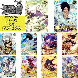 Kayou-tarjeta de colección de Naruto o serie 75 ~ 106, NRSS-OR, serie 1 ~ 5, yyanaka Ino Senju Tobirama Senju Hashirama, juguetes de regalo de Navidad