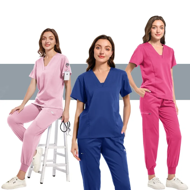 Chirurgische jassen voor dames, medische massagesets, werkkleding voor schoonheidssalon, tops en broeken, klinische combinaties voor artsen en verpleegkundigen