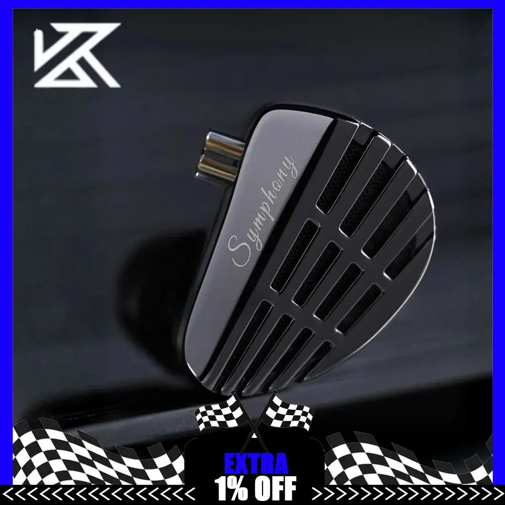 

НОВЫЙ KZ Symphony Hybrid 13,2 мм саморазделенный плоский драйвер 6 мм высокопроизводительный динамический драйвер наушники игровые музыкальные гарнитуры