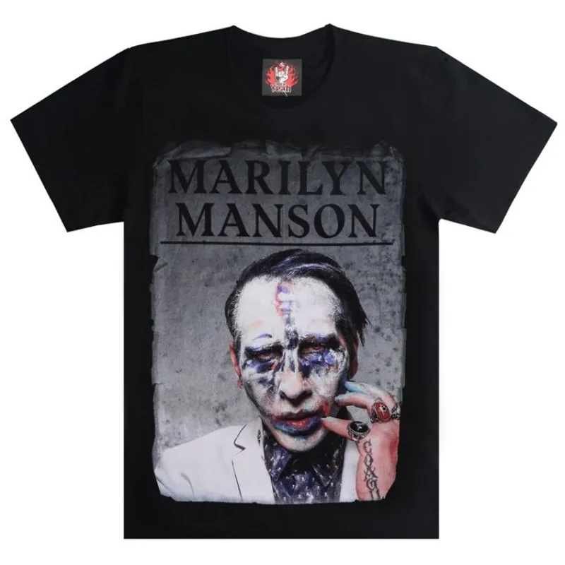 

New Arrival Mens Clothes Tee Shirt Homme Graphic T-Shirts Men Tshirt for Men Korn Band Korn Rock Metal Gangsta Rap Street