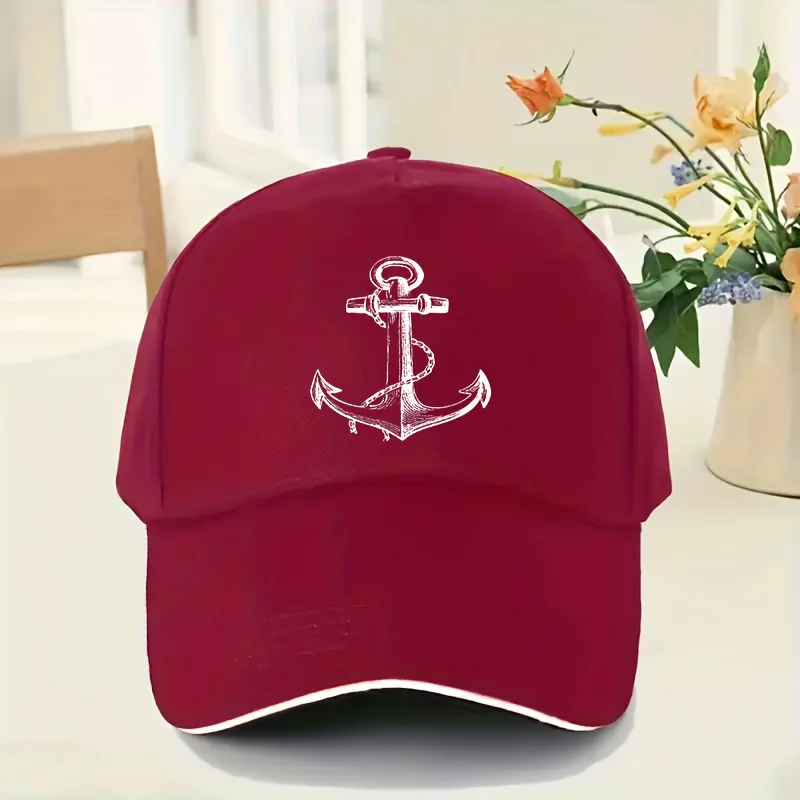 

Sea Knot Anchor Baseball Cap, Sun Hat, Freely Adjustable, Available in All Seasons, Breathable, Lightweight, Suitable