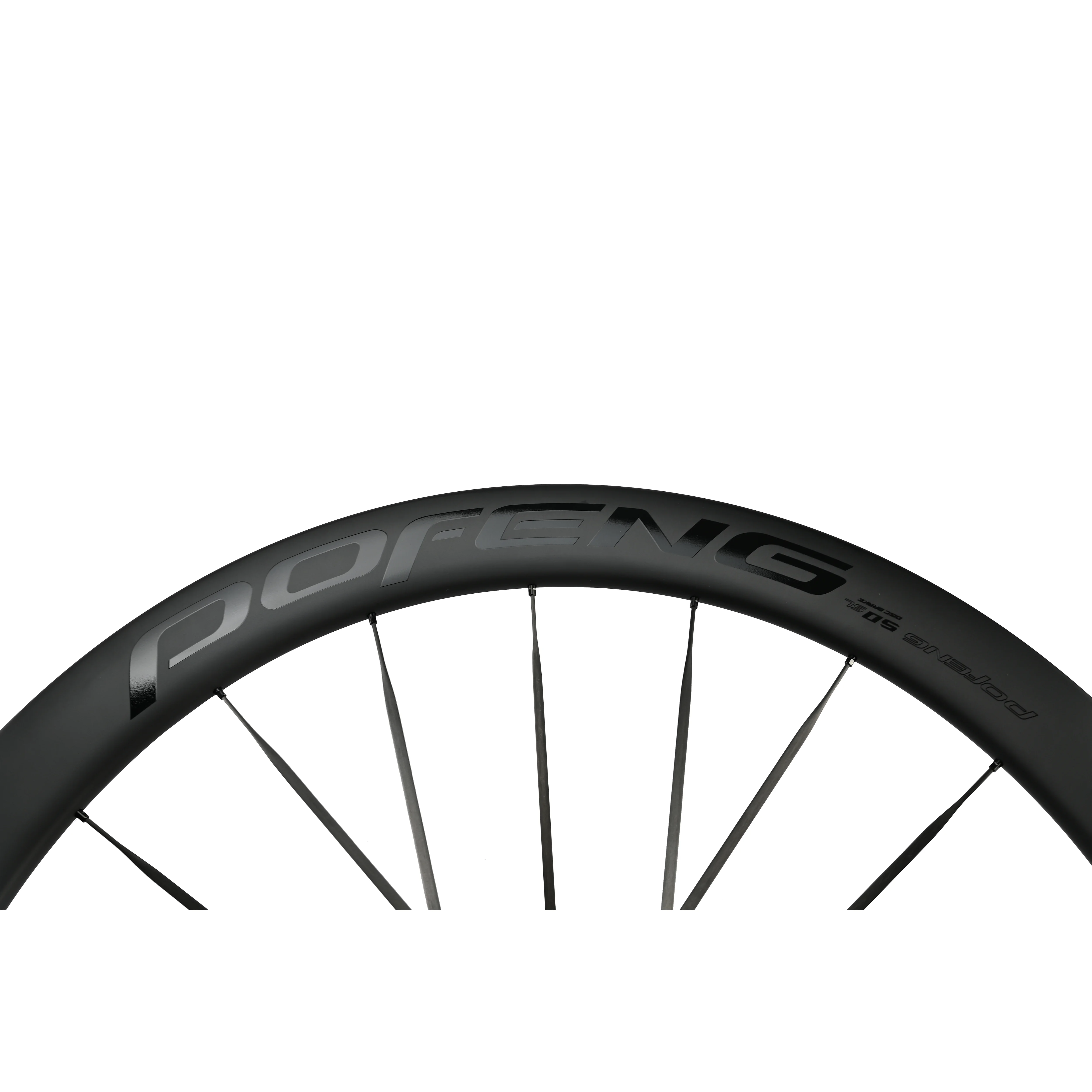 

Карбоновая колесная пара для шоссейного велосипеда POFENG 700C, 50 мм, дисковый тормоз, клинчер, бескамерная UD, матовая отделка, со ступицей CX26, 1 пара велосипедных колес