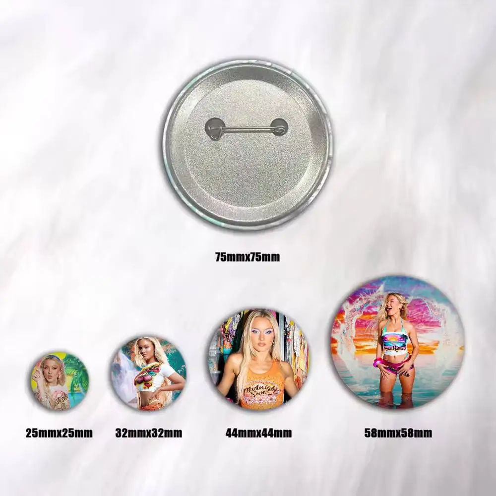 Midnight Sun Z-Zara L-Larsson Brooches Cartoon Badge Pins Backpack Hat Accessories Friend
