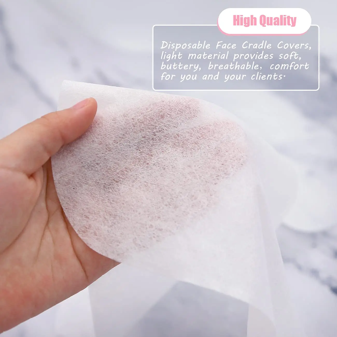 200 قطعة من أغطية المهد للوجه للاستعمال مرة واحدة - أغطية وجه للتدليك فائقة النعومة وغير لاصقة/أغطية مسند الرأس لطاولات وكراسي التدليك