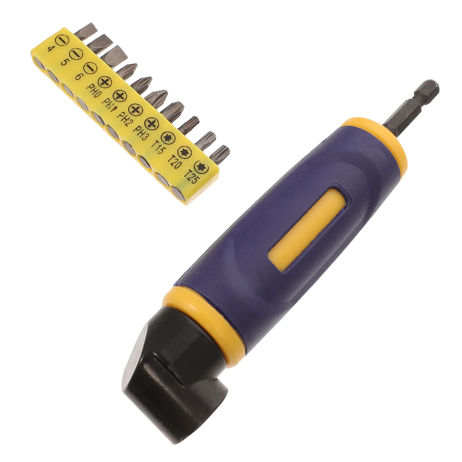 Bit Bender Angle Adapter 10 Free Bits Durable Material Right Angle Adapter Electric Drill Attachment Screwdriver