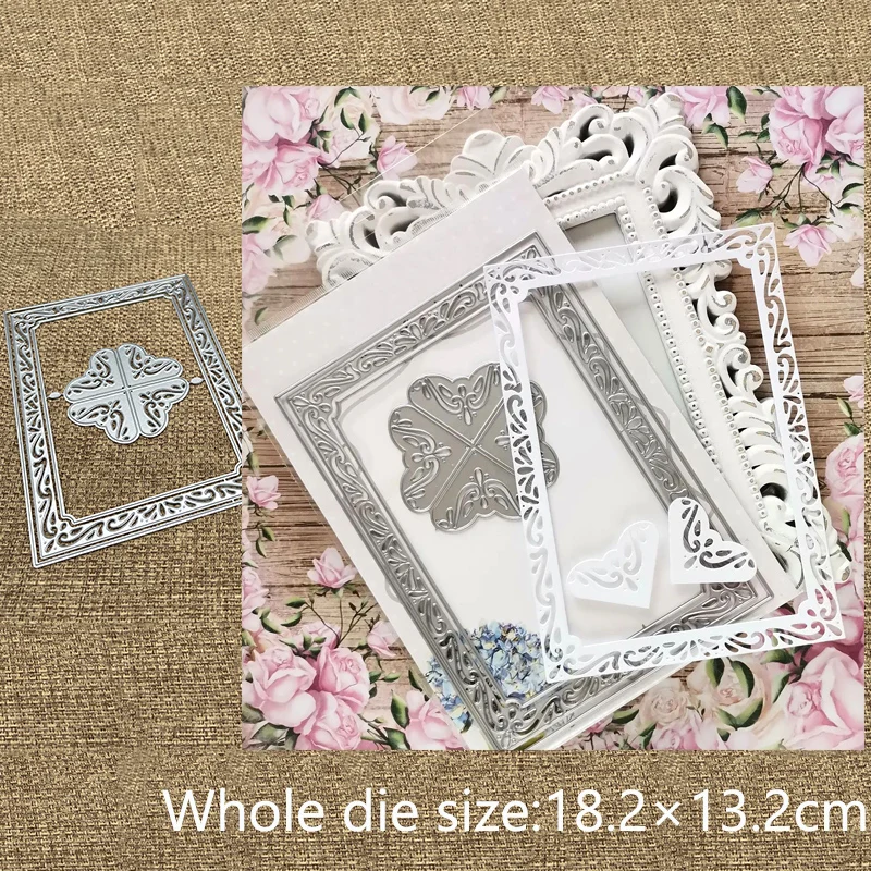 New Design Craft Metal stencil mold Cutting Dies lace frame butterfly IHS scrapbook die cuts Album Paper Card Craft Embossing