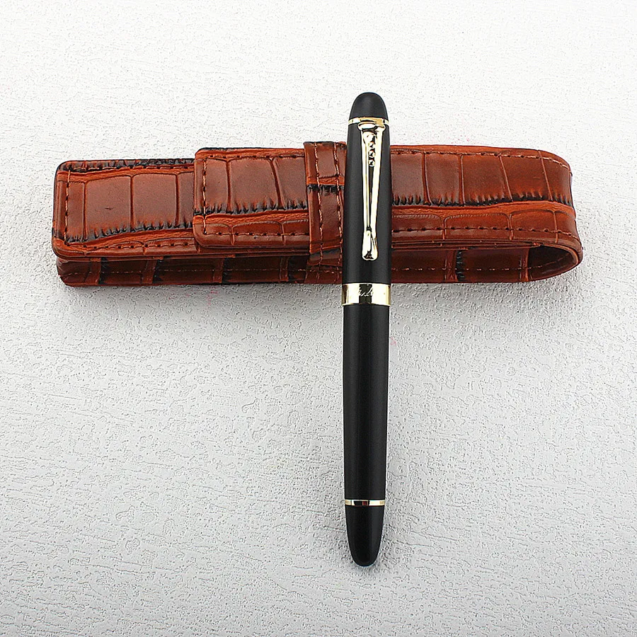 JINHAO X450 High Quality Luxury Office School Stationery Material Supplies Fountain Pen Full Metal Golded Clip PK10