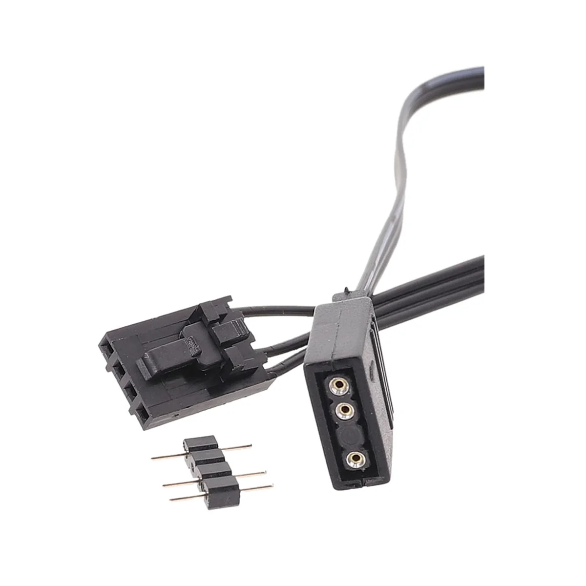 For 4PIN RGB to Standard ARGB 3-Pin 5V Adapter Connector RGB Cable 25cm