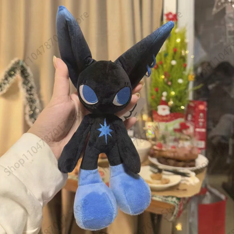 

Black Blue Star Elf Plush Toy Stuffed Doll Kawaii Fluffy Cute Keychain Pendant Home Decor Gift for Girls Kids Fans Cute Daily