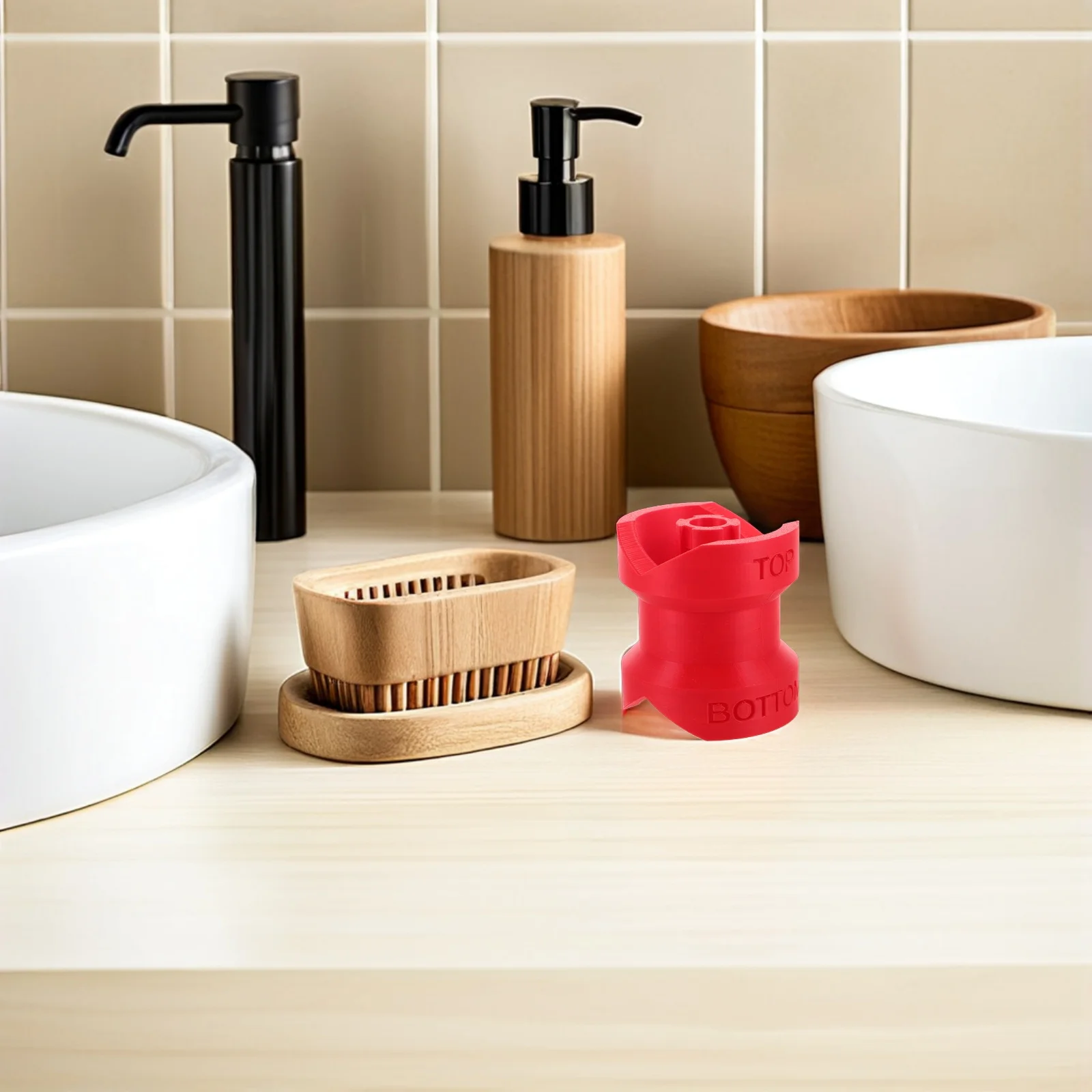 

Reusable Bottle Funnel Adapter 4Cm Diameter Spill Proof Transfer Connector for Shampoo Lotion Conditioner Kitchen Bathroom