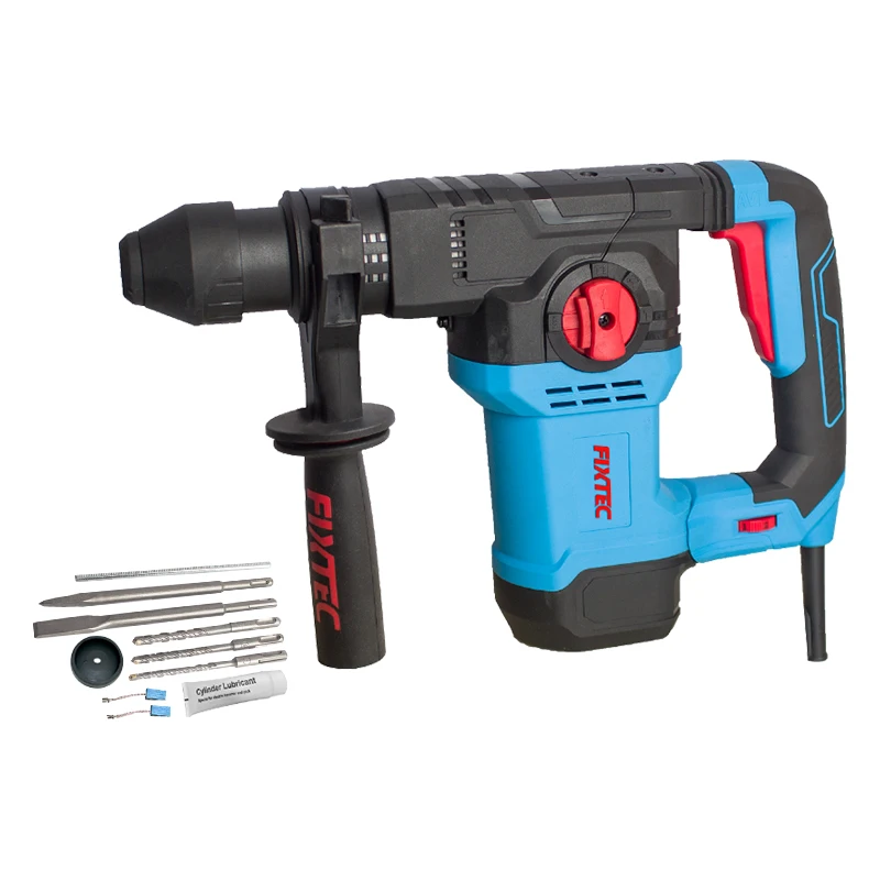 FIXTEC 1600W Power Rotary Hammers 36mm SDS-plus Jackhammer Drill with 6 Speed Control