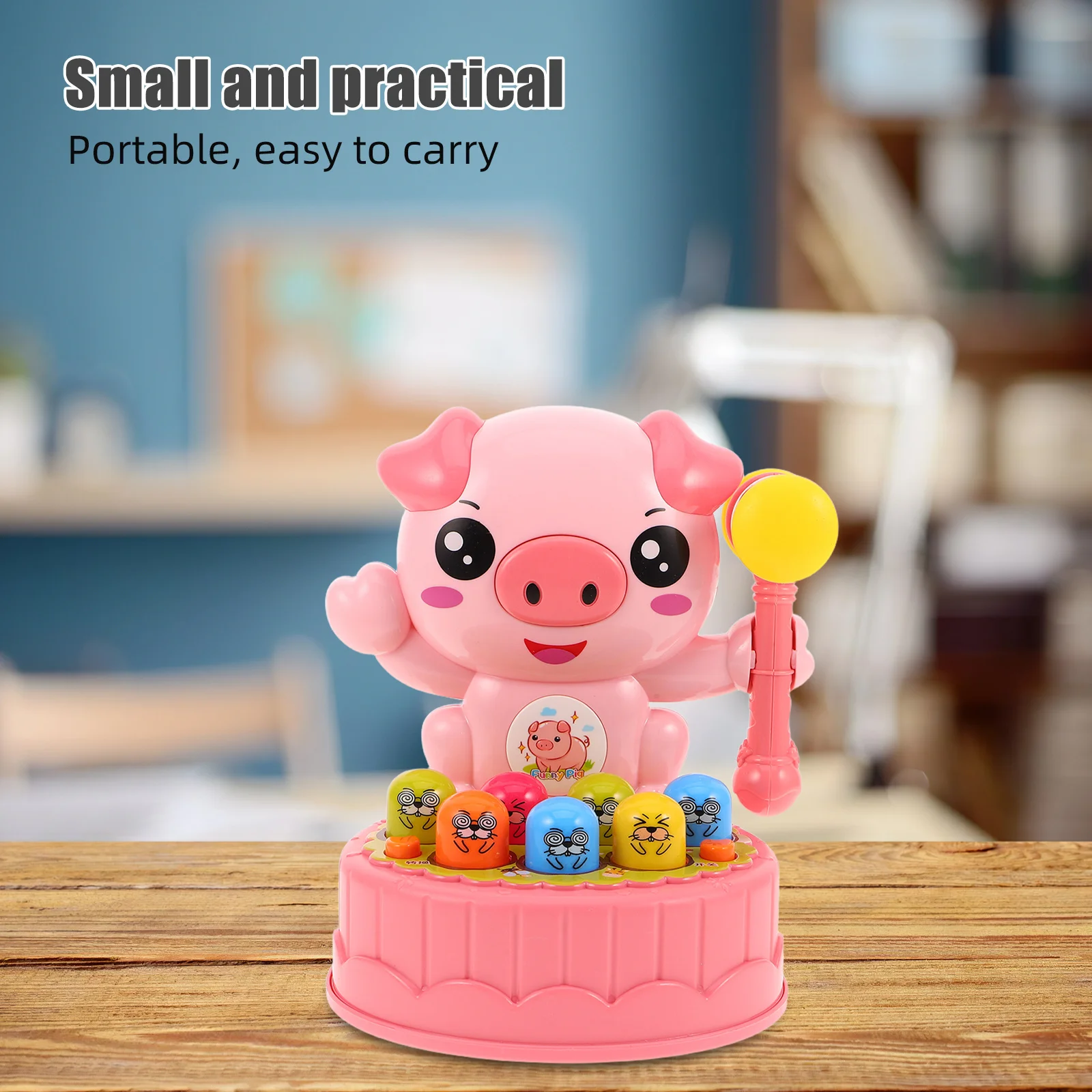 

Interactive Pounding Game for Toddlers Age 2-4 Cartoon Early Learning Hammer Development Educational Play