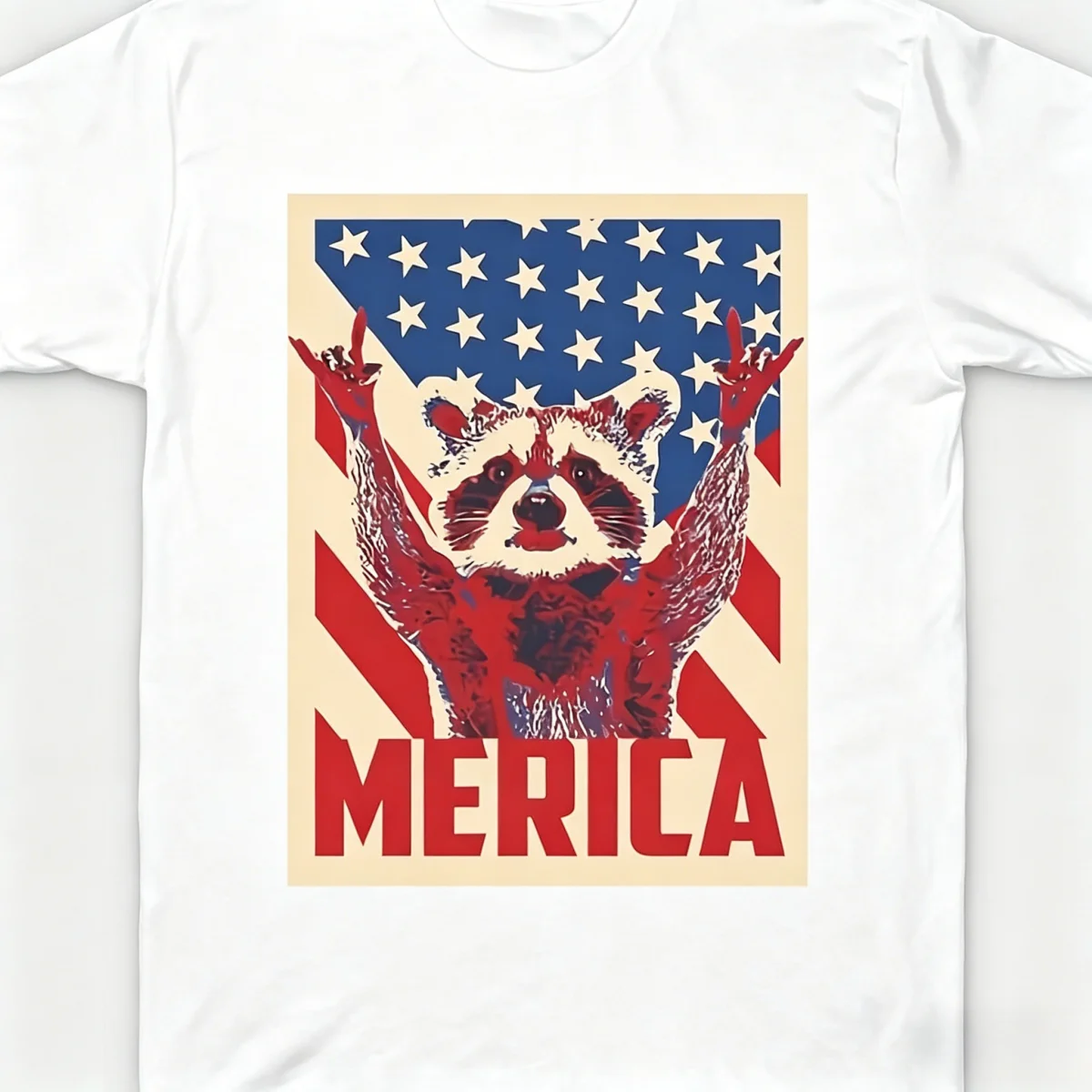 Funny Cat USA Flag Mens T-Shirts,Short Sleeve Quick Drying T Shirts for Men Crew Neck Tee Hat Stripe Men's T-Shirts  Gothic