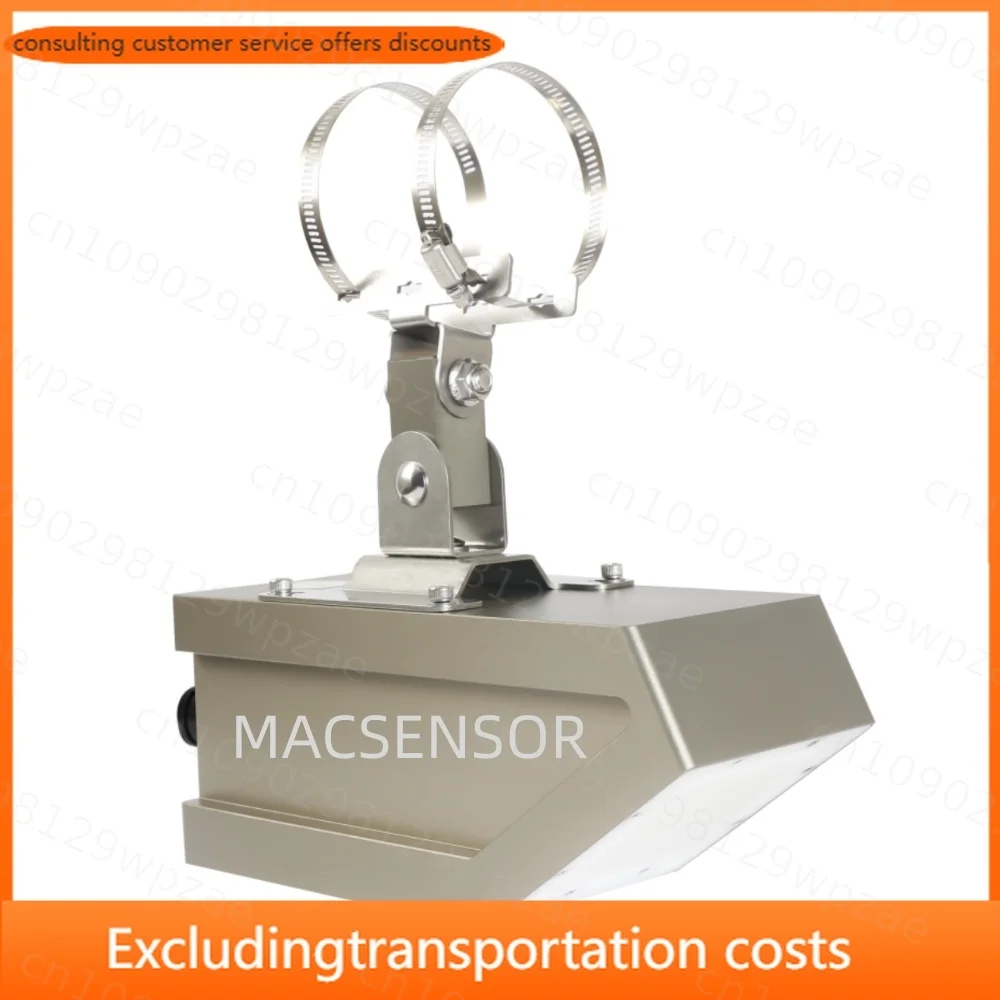 Canal Water Velocity Meter Flow Measuring Devices Non Contact Liquid Flow Sensor OEM Macsensor MRCM-600 Metal for Open Channel