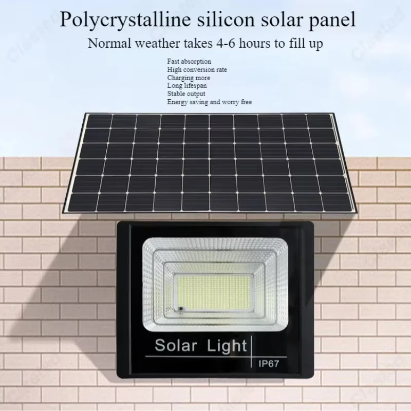 LED Solar Powered Spotlight Solar Flood Lights 50W 100W 200W 300W 500W Outdoor Waterproof Reflector Solar with Remote Control image 5