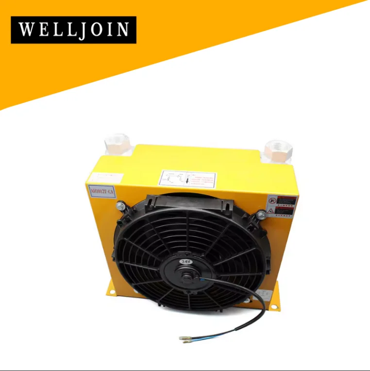AH1012T-CA 24V Hydraulic Air Cooler for Truck-Mounted Crane Fuel Tank Cooling Air-Cooled Oil Radiator